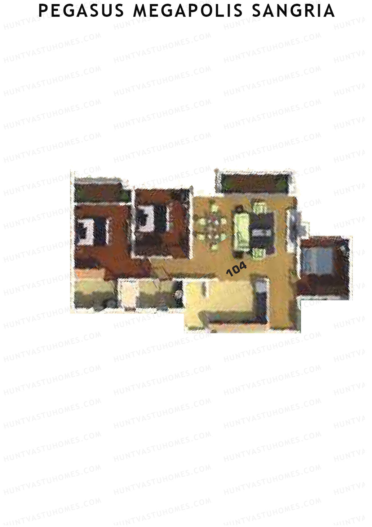 Pegasus Megapolis Sangria Tower G Unit 4 Floor Plan