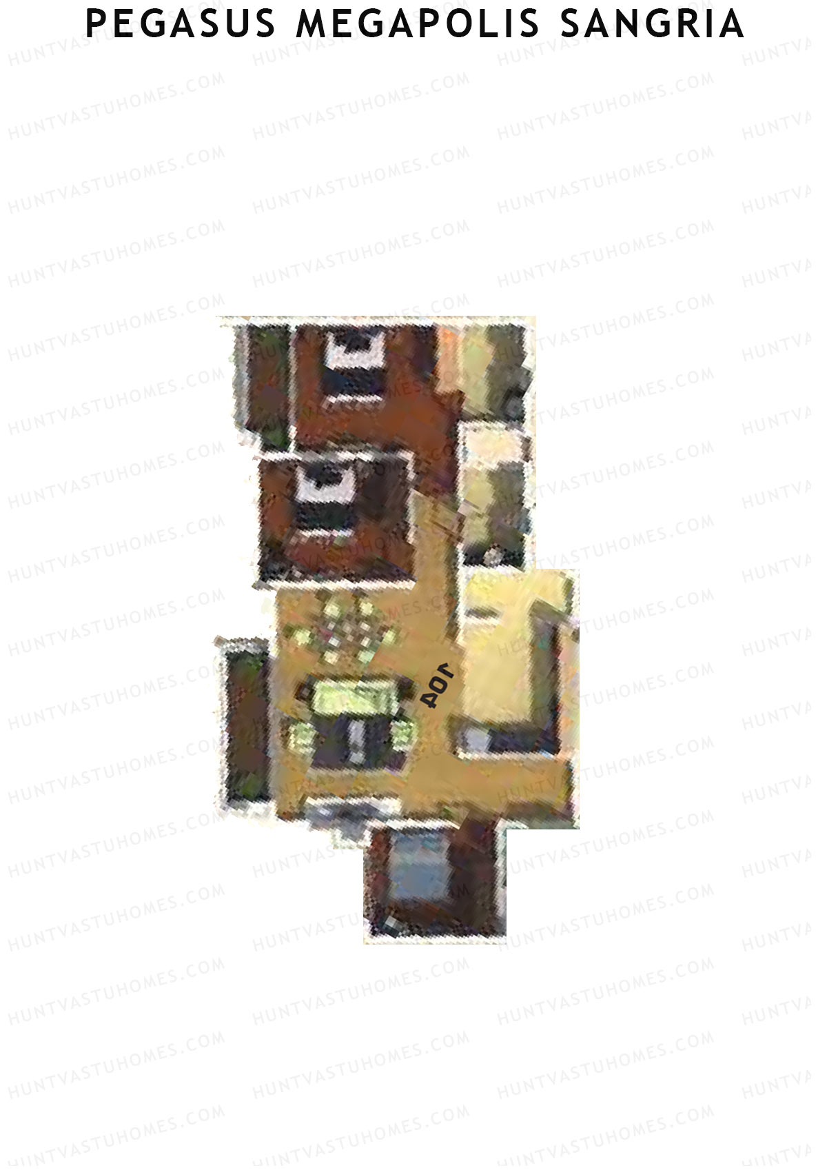 Pegasus Megapolis Sangria Tower G Unit 5 Floor Plan