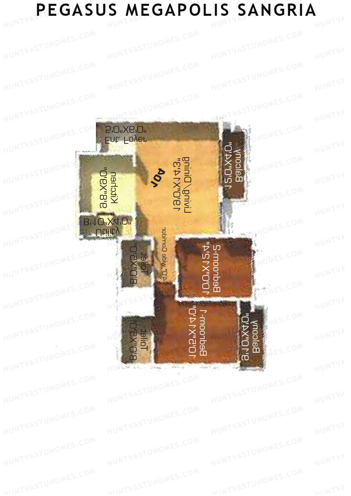 Pegasus Megapolis Sangria Tower H Unit 5 Floor Plan