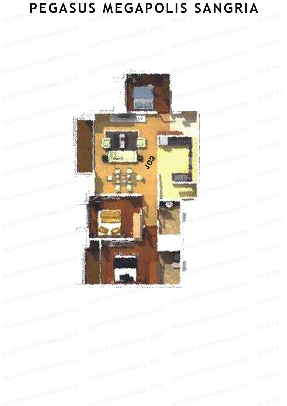Pegasus Megapolis Sangria Tower H Unit 6 Floor Plan