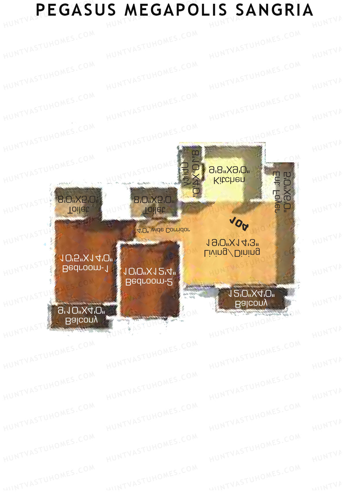 Pegasus Megapolis Sangria Tower I Unit 5 Floor Plan