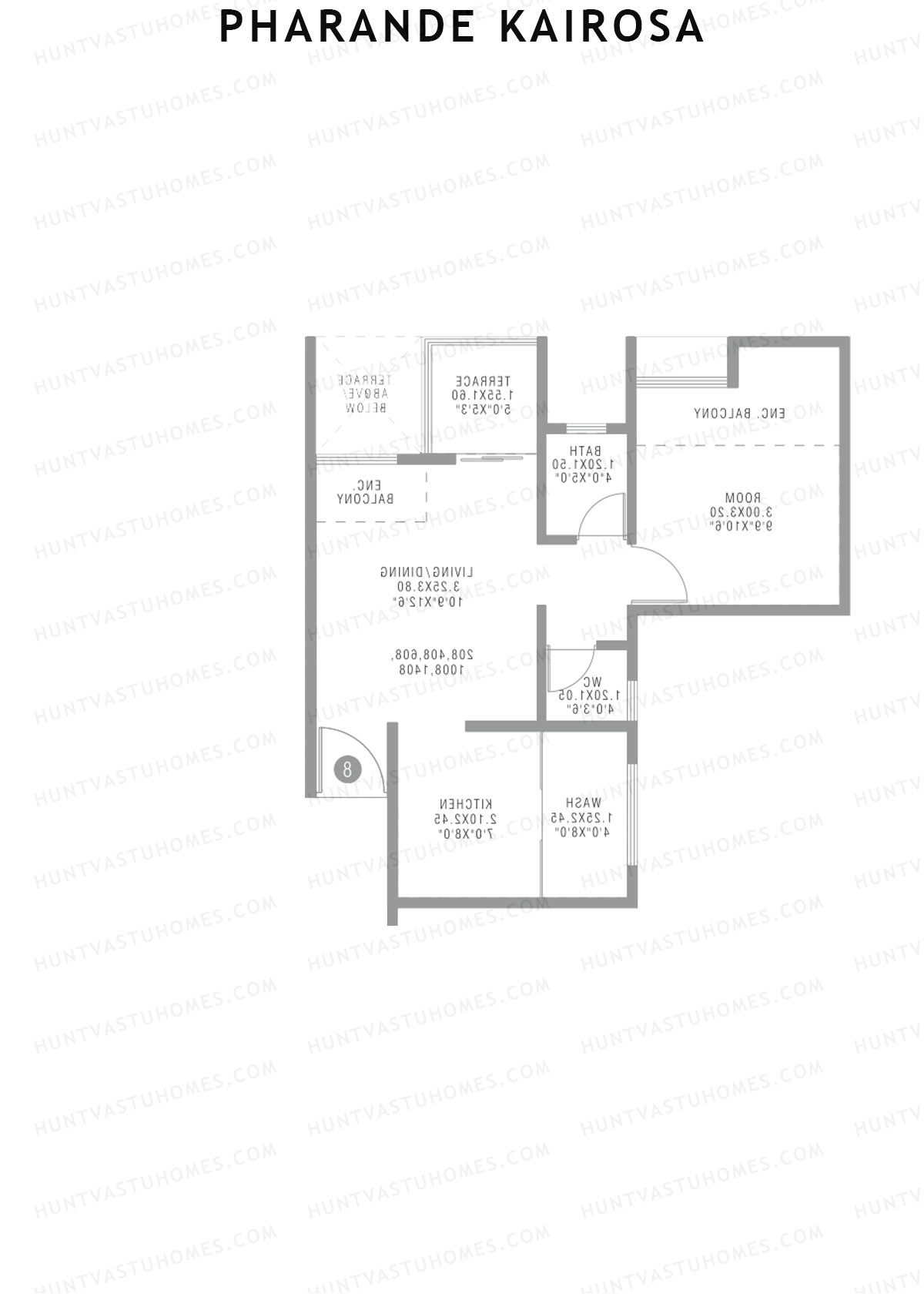 Pharande Kairosa Tower C Unit 9 1 Floor Plan