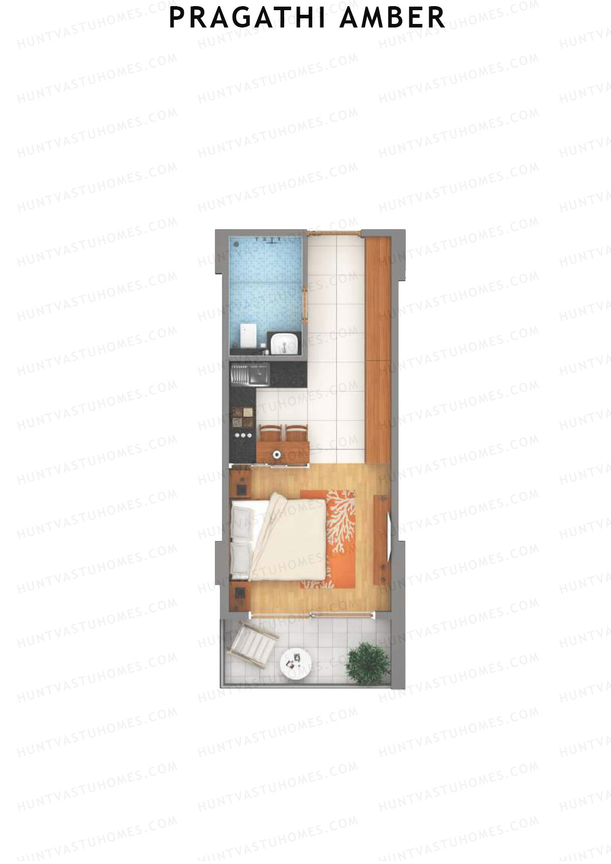 Pragathi Amber Wing A Unit 4 Floor Plan