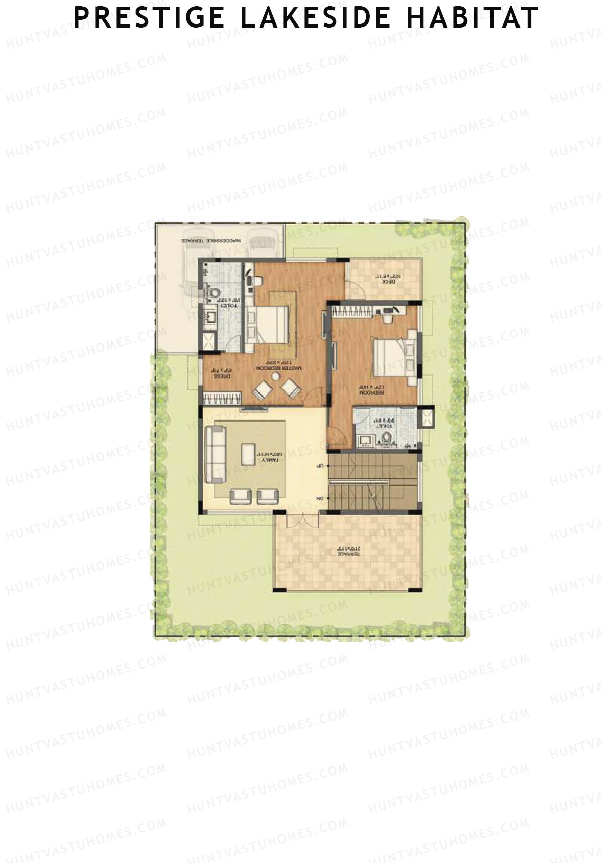 Prestige Lakeside Habitat Arista Villas (235-260) Unit B241 (Villa) Floor Plan