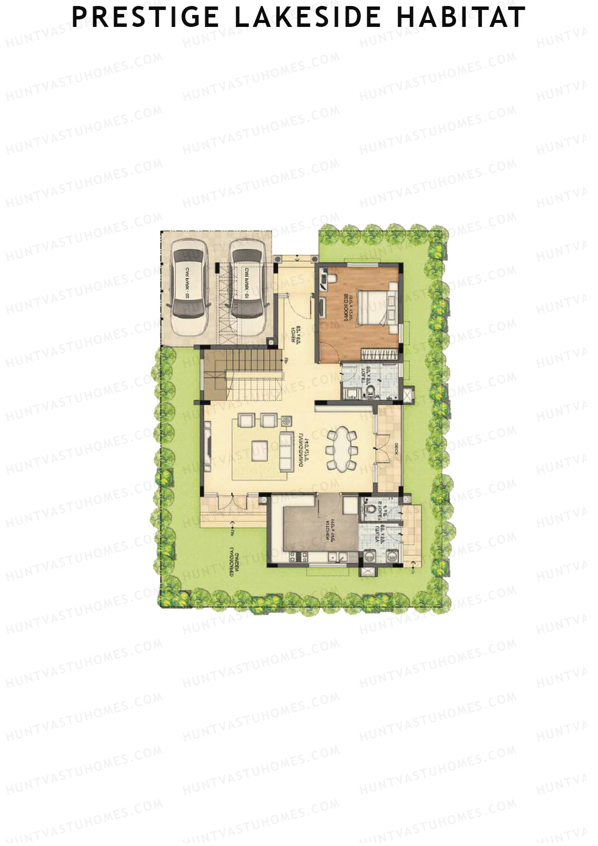 Prestige Lakeside Habitat Arista Villa (281) Unit B281 (Villa) Floor Plan