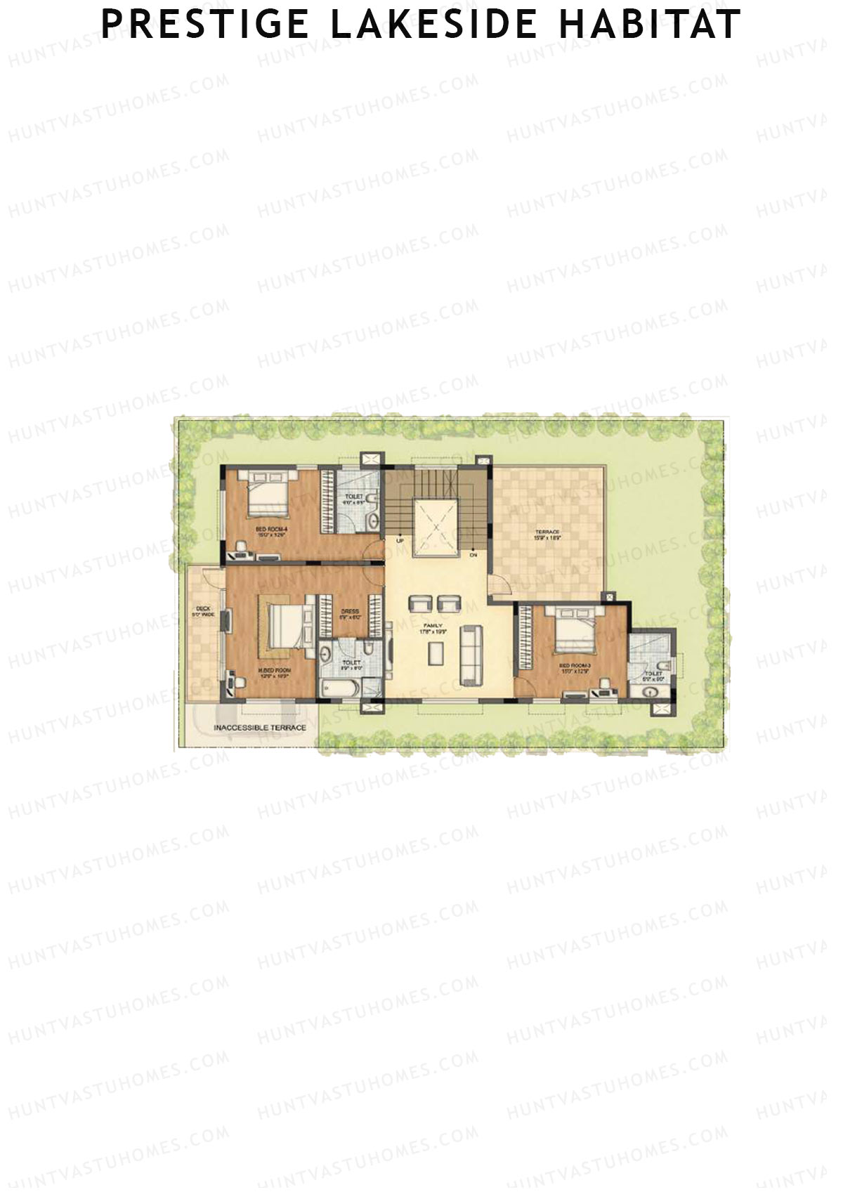 Prestige Lakeside Habitat Baylene Villas (152-172) Unit B158 (Villa) Floor Plan