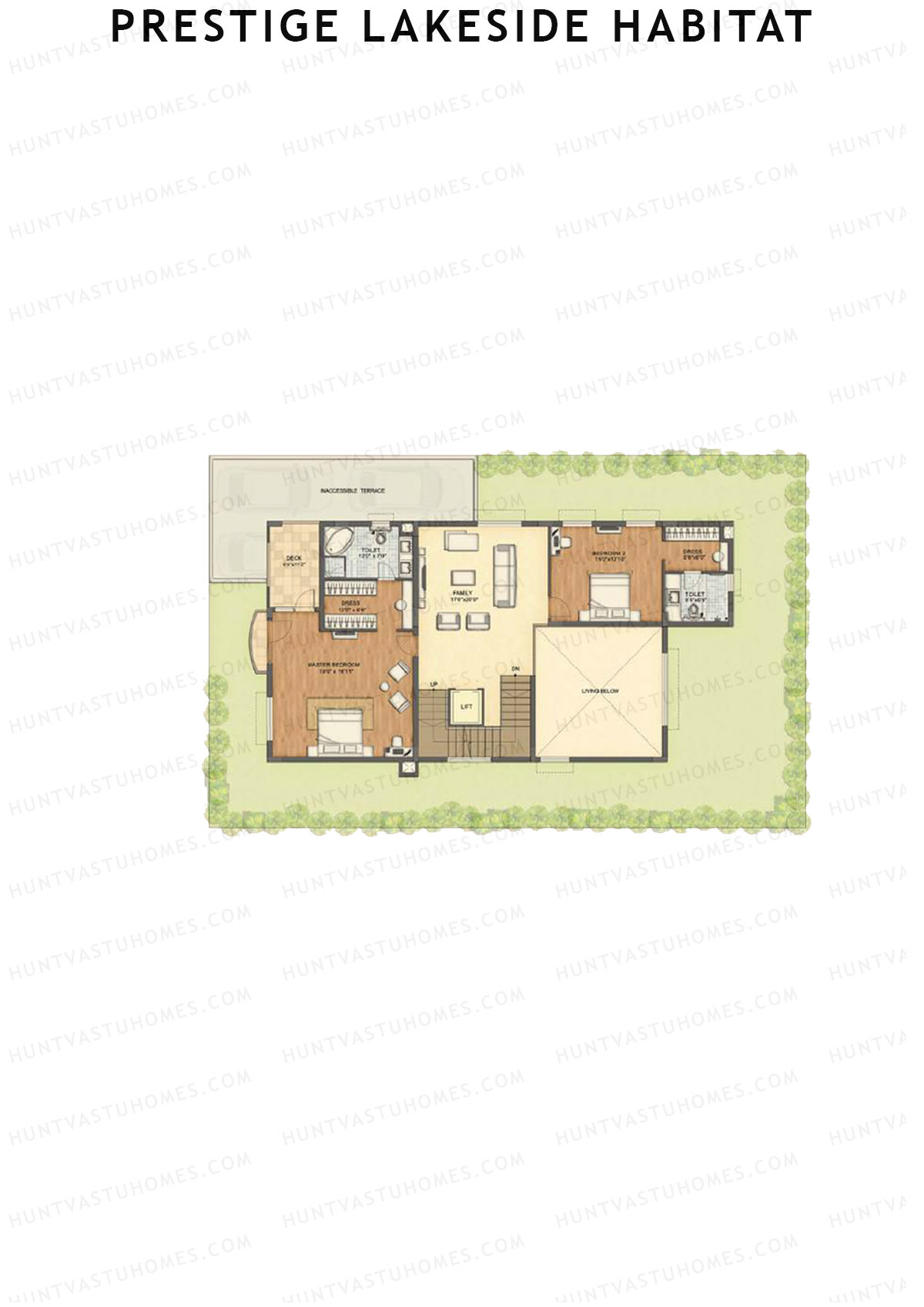 Prestige Lakeside Habitat Clara Villas (26-32) Unit B26 (Villa) Floor Plan