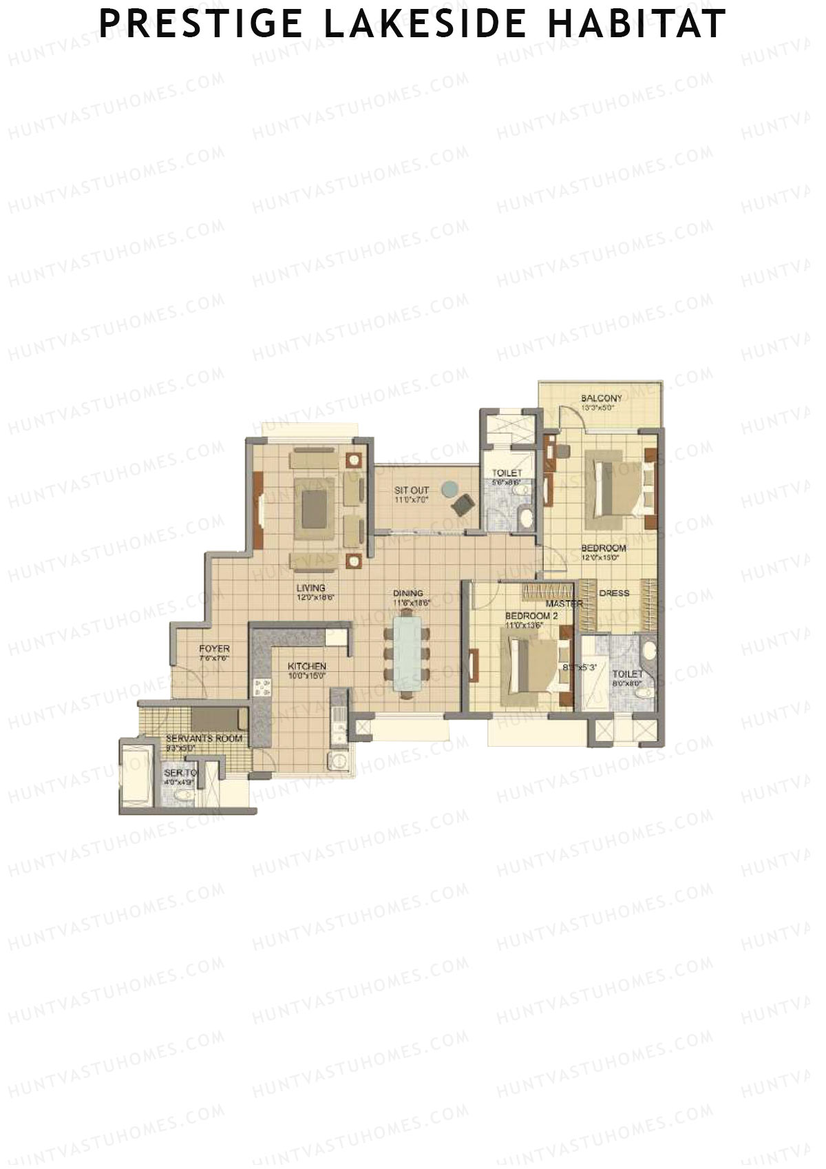 Prestige Lakeside Habitat jasper 21 Unit 2 (Type G1) Floor Plan