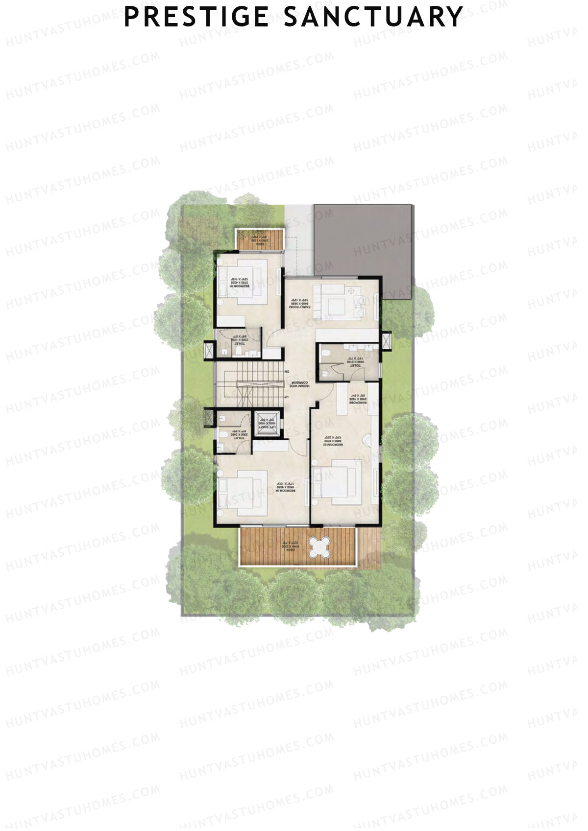 Prestige Sanctuary Row 1-21 Unit 8 (Villa) Floor Plan