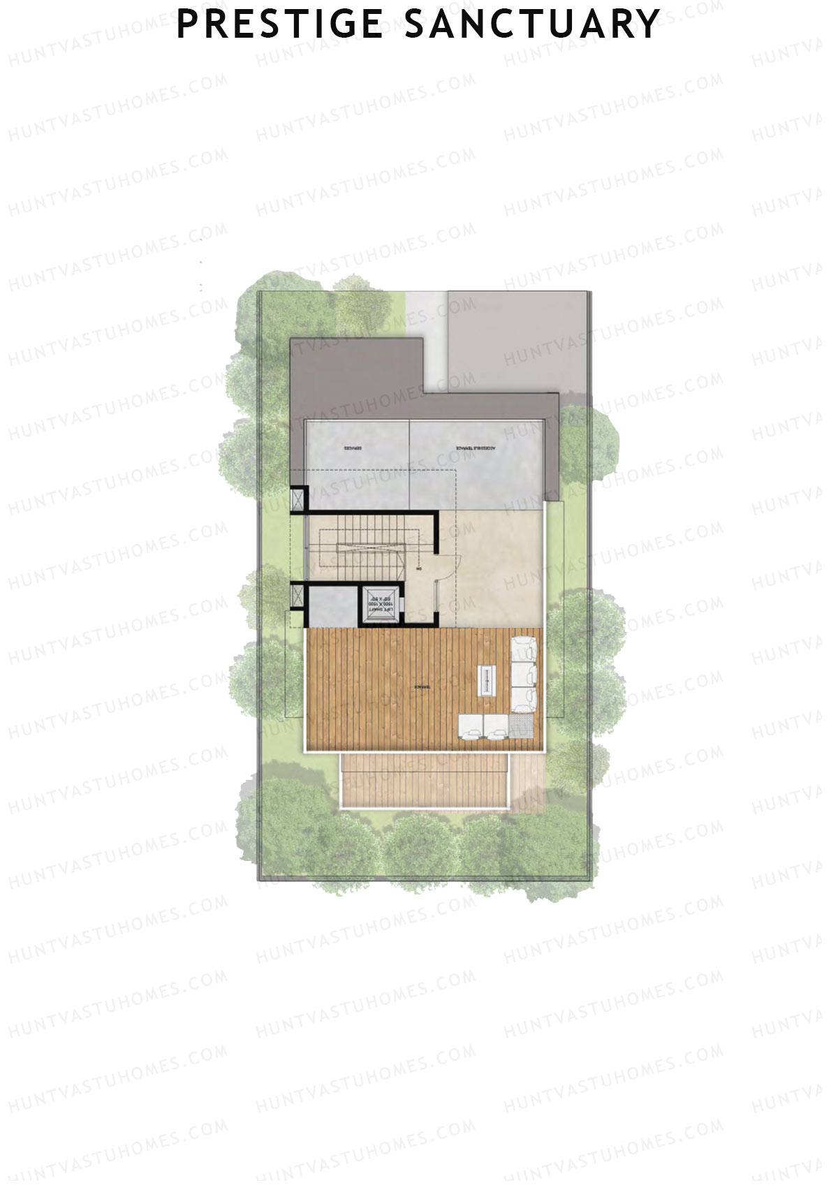 Prestige Sanctuary Row 1-21 Unit 8 (Villa) Floor Plan