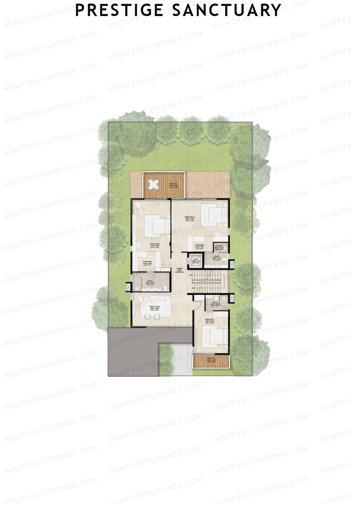 Prestige Sanctuary Row 22-28 Unit 24 (Villa) Floor Plan