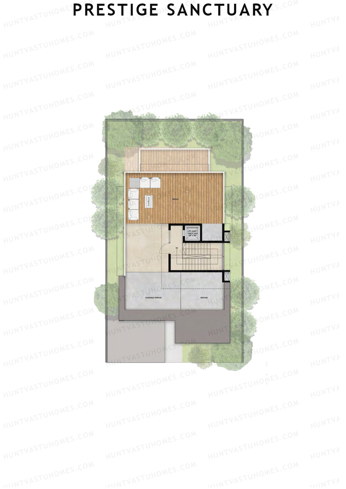 Prestige Sanctuary Row 57-61 Unit 60 (Villa) Floor Plan