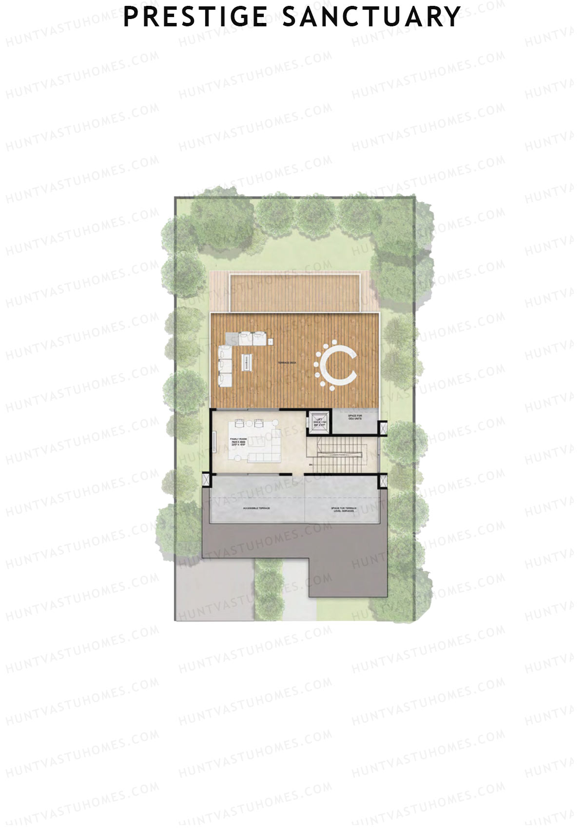 Prestige Sanctuary Row 62-73 Unit 65 (Villa) Floor Plan