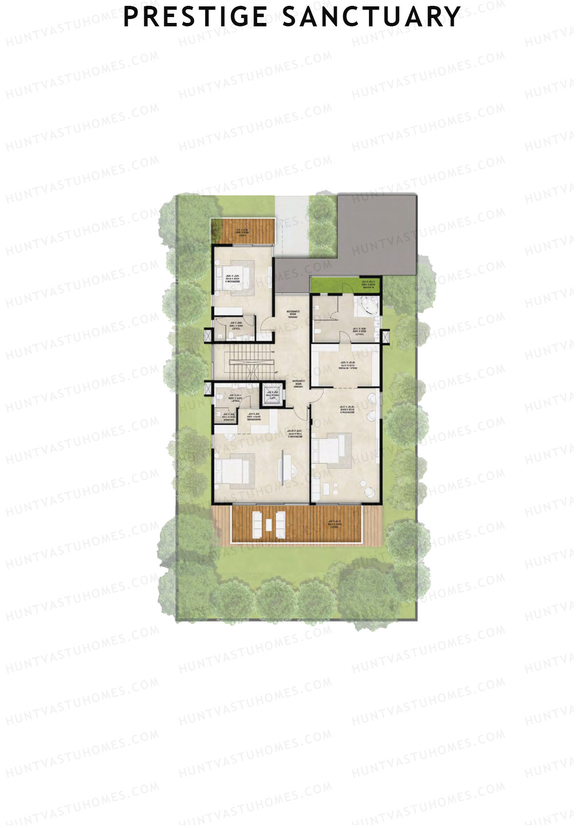Prestige Sanctuary Row 74-83 Unit 79 (Villa) Floor Plan