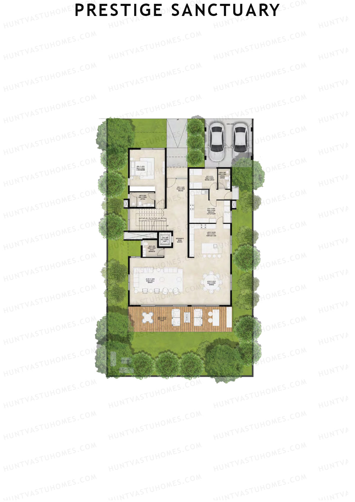 Prestige Sanctuary Row 74-83 Unit 79 (Villa) Floor Plan