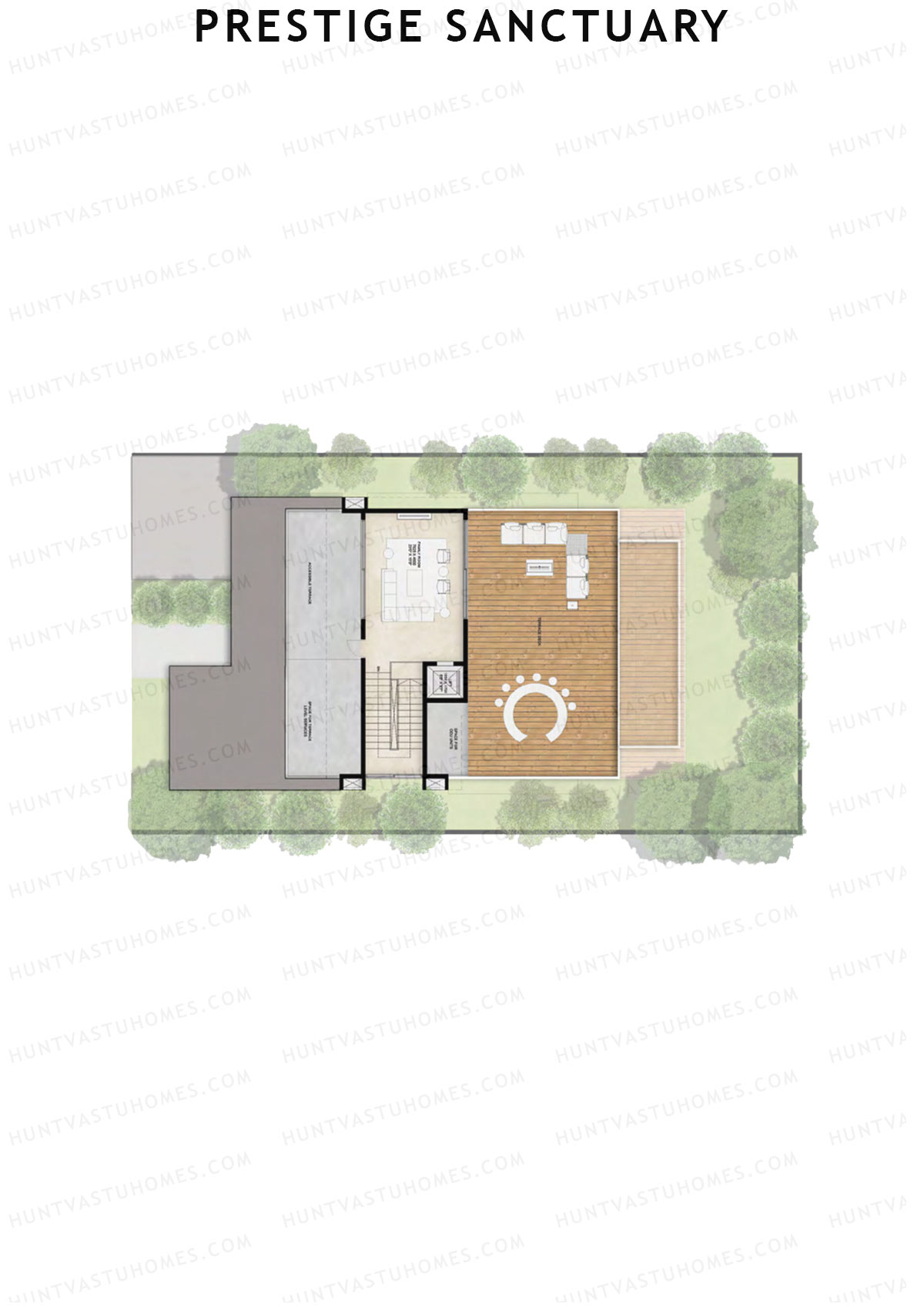 Prestige Sanctuary Row 84-85 Unit 84 (Villa) Floor Plan