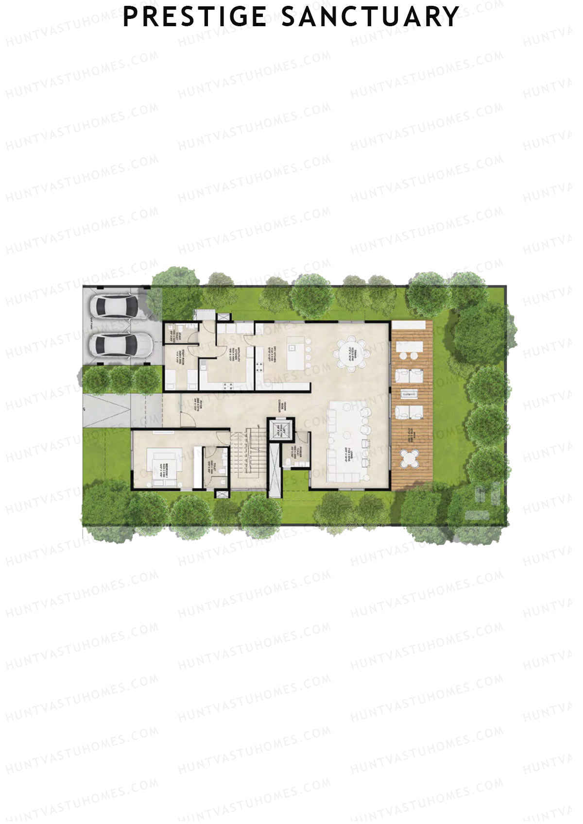 Prestige Sanctuary Row 84-85 Unit 84 (Villa) Floor Plan