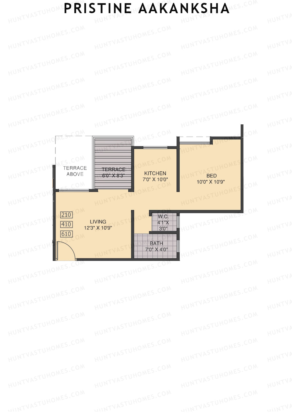Pristine Aakanksha Block A Unit 10 Floor Plan