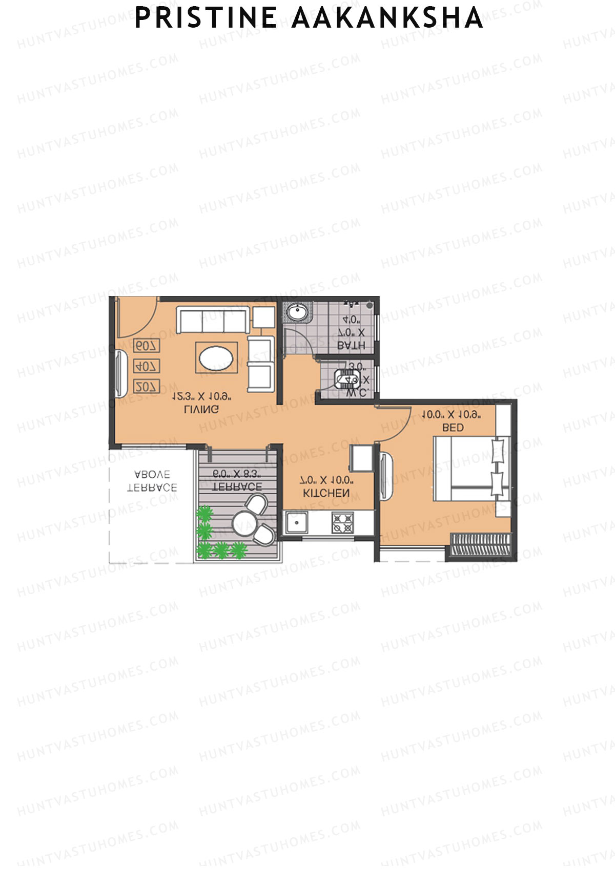 Pristine Aakanksha Block A Unit 6 Floor Plan