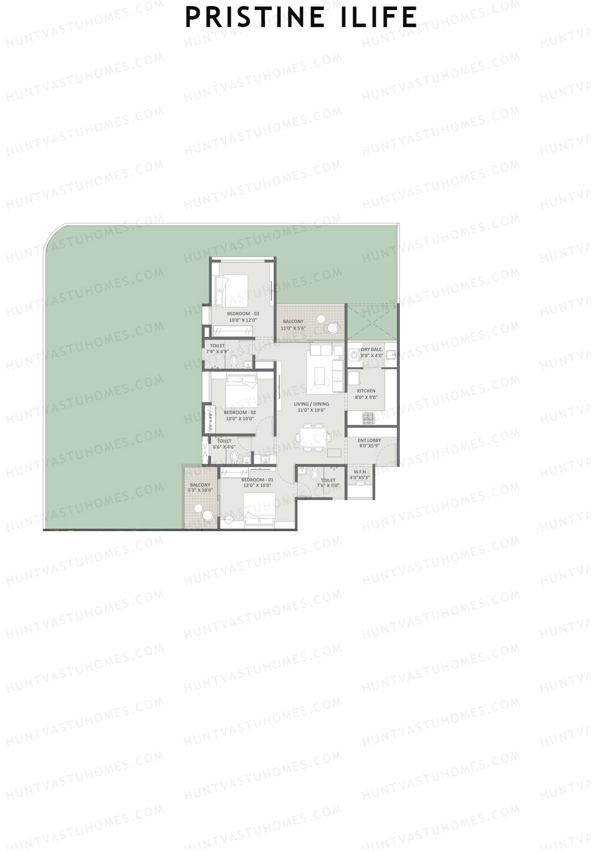 Pristine iLife Alpha Unit 3 Floor Plan