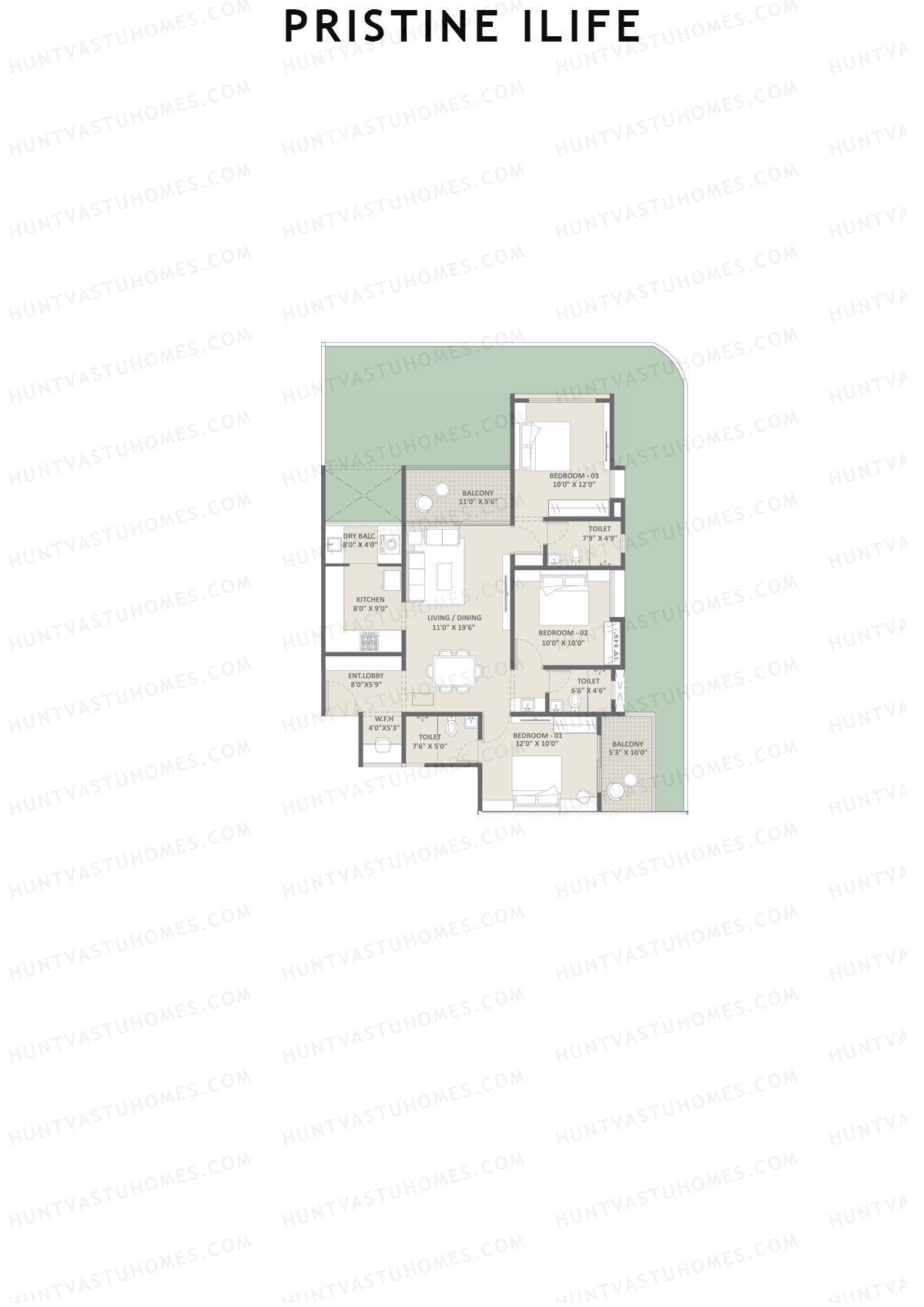 Pristine iLife Alpha Unit 6 Floor Plan