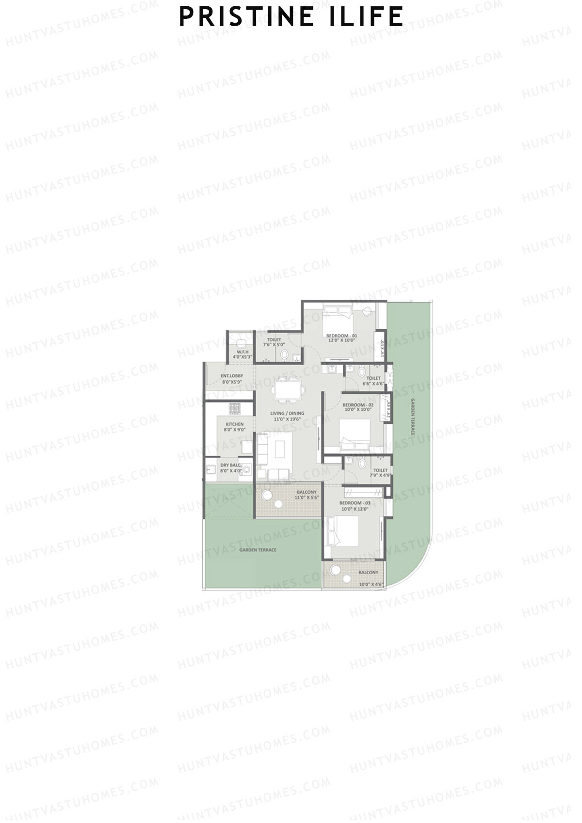 Pristine iLife Alpha Unit 7 Floor Plan