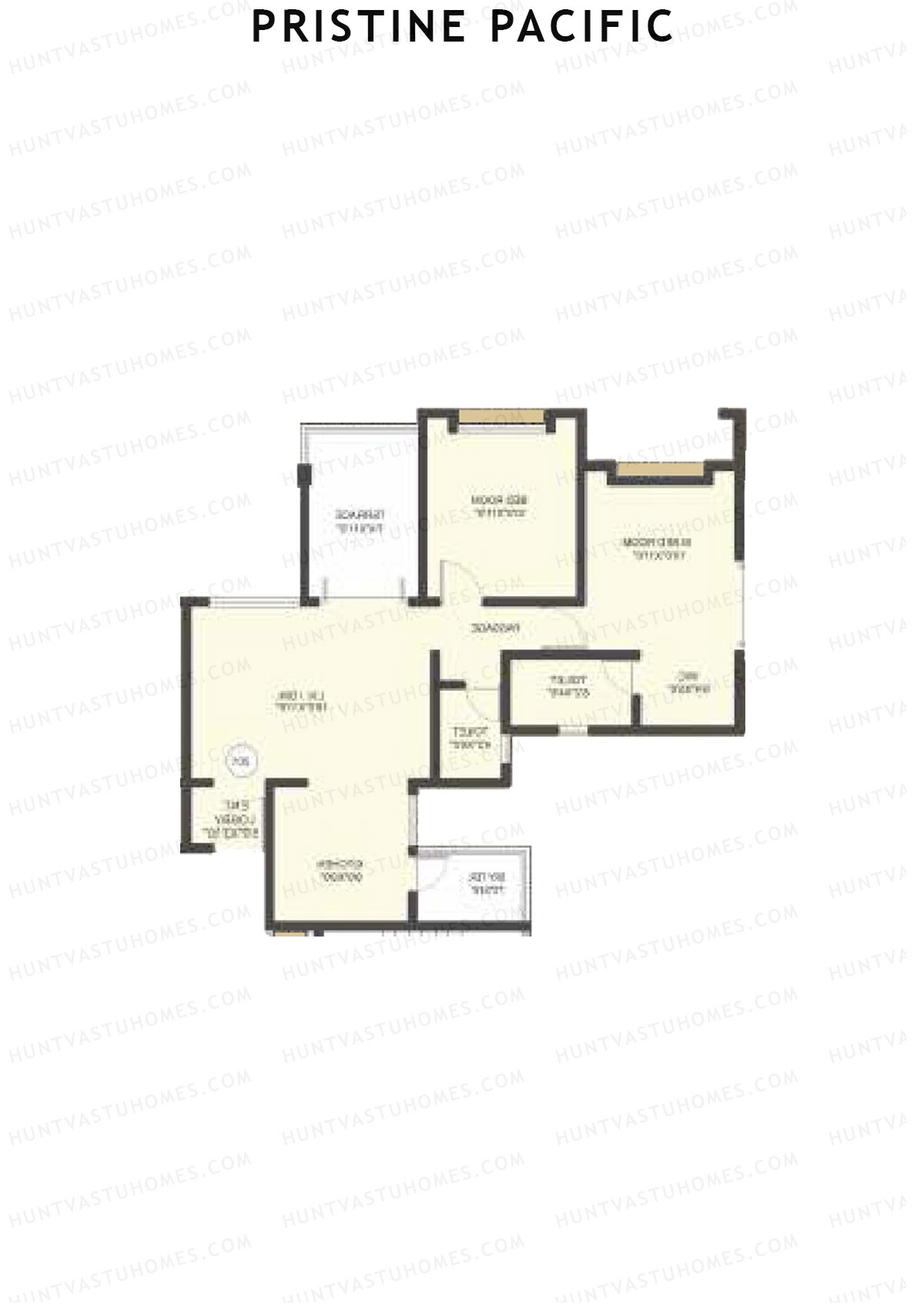 Pristine Pacific Tower H Unit 2 Floor Plan