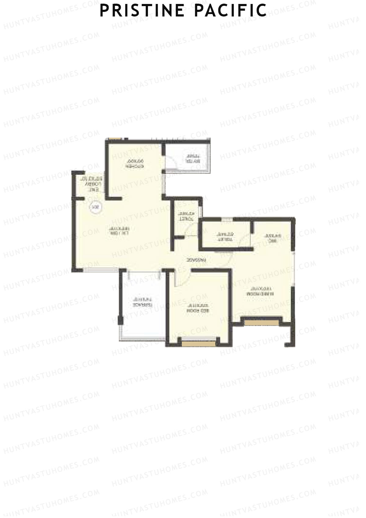 Pristine Pacific Tower H Unit 7 Floor Plan