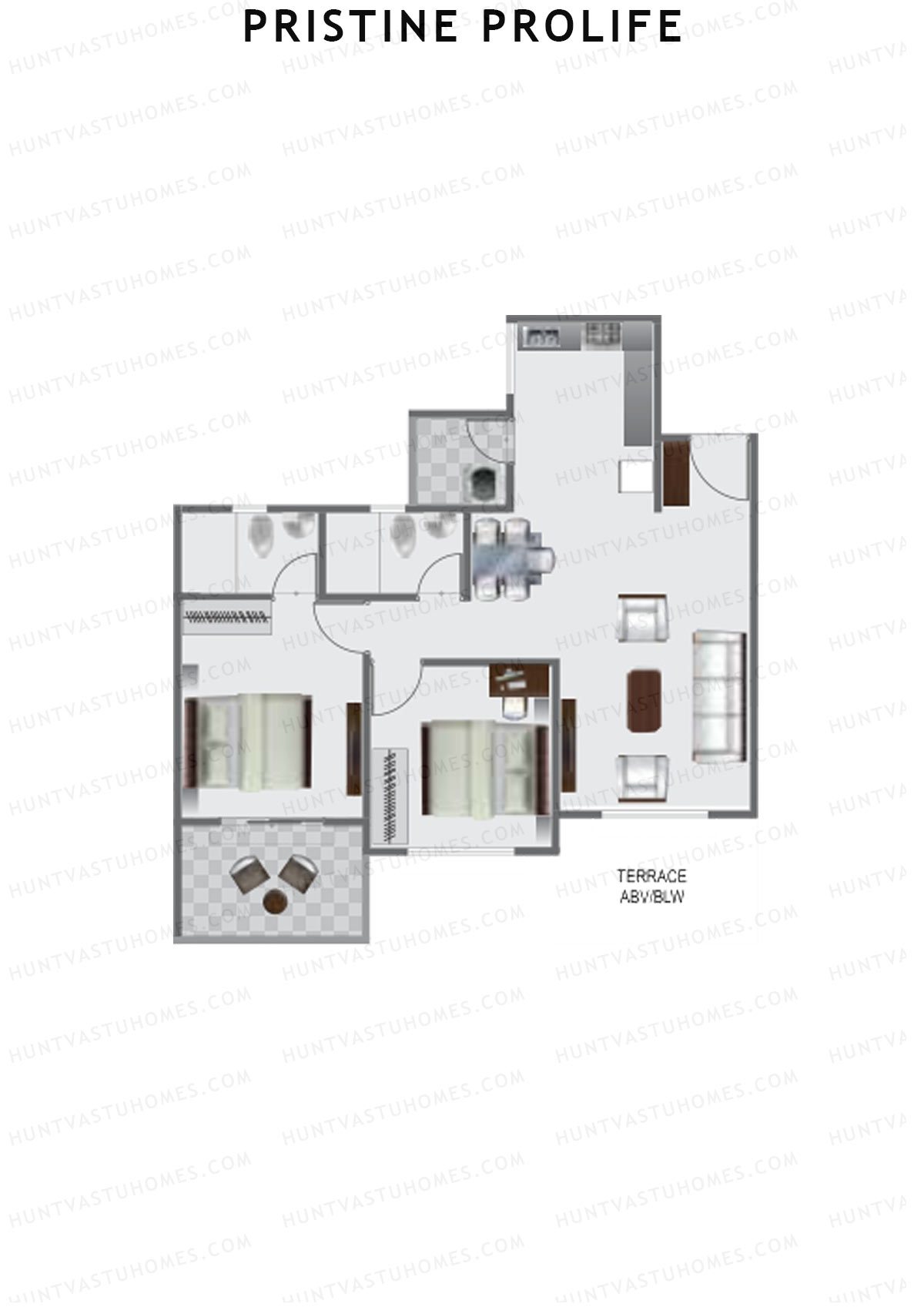 Pristine Prolife Tower A Unit 7 Floor Plan