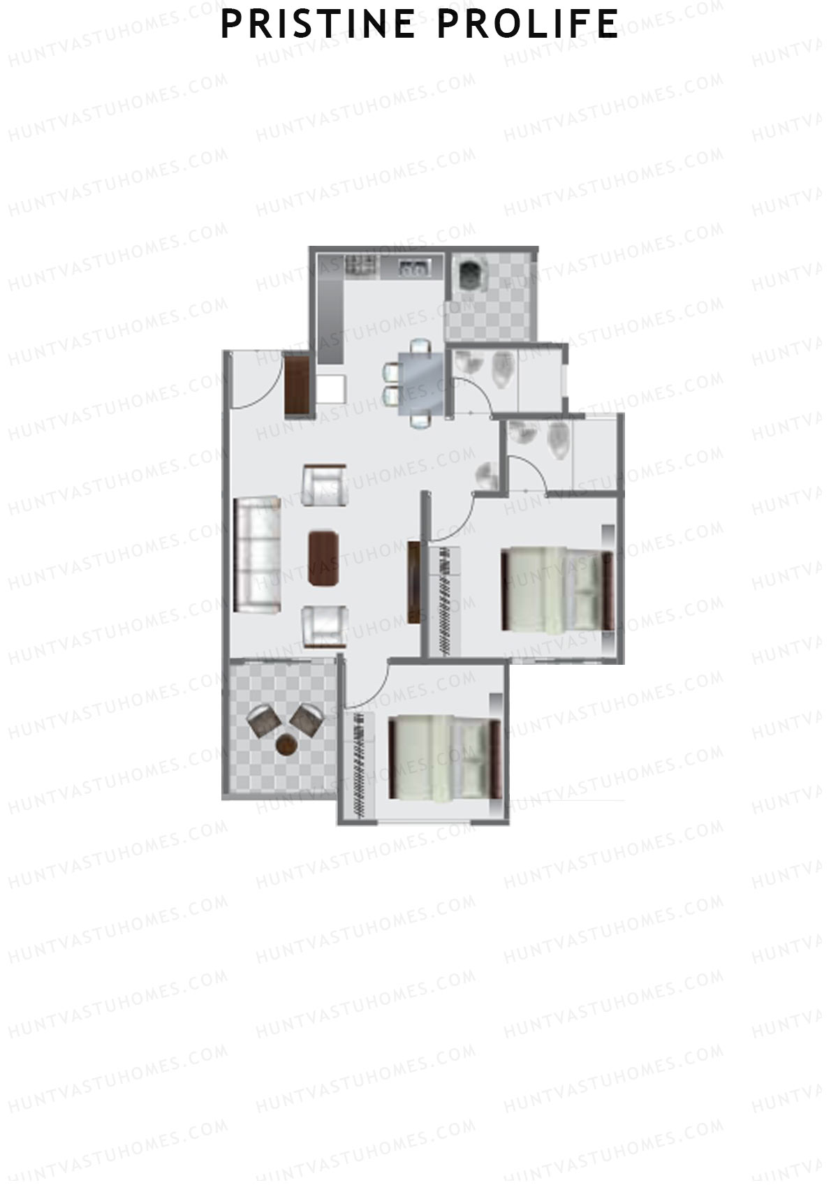 Pristine Prolife Tower A Unit 8 Floor Plan