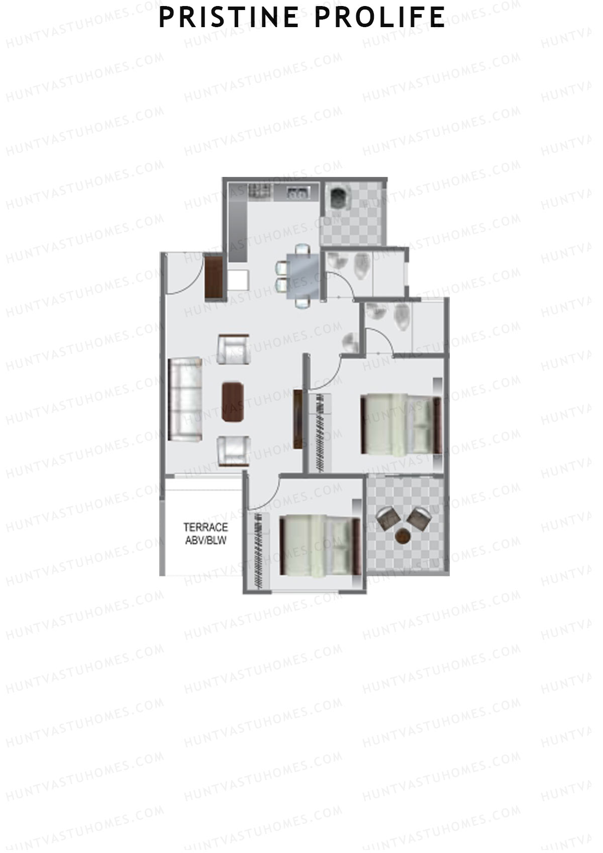 Pristine Prolife Tower A Unit 8 Floor Plan