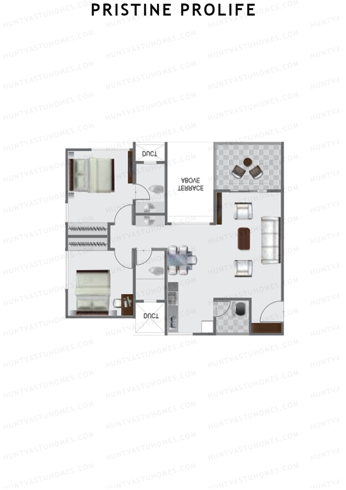 Pristine Prolife Tower B Unit 2 Floor Plan