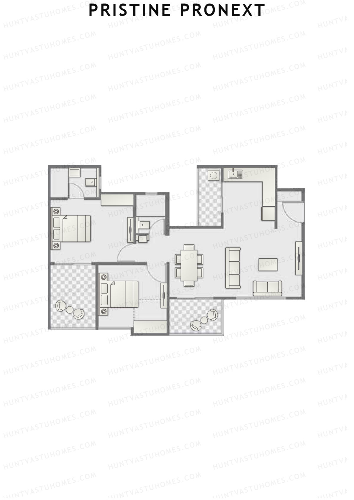 Pristine Pronext Tower C Unit 3 Floor Plan