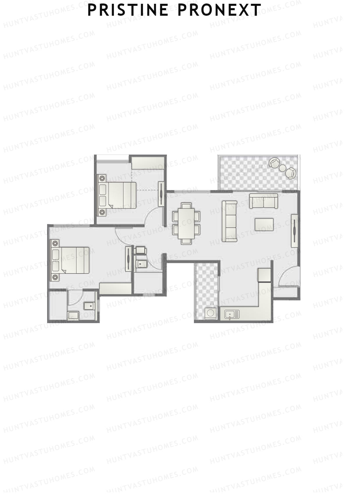 Pristine Pronext Tower C Unit 4 Floor Plan
