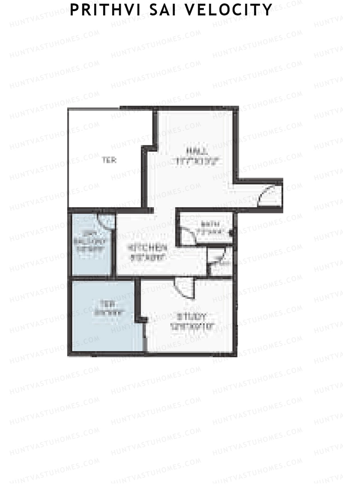 Prithvi Sai Velocity Wing A Unit 5 Floor Plan
