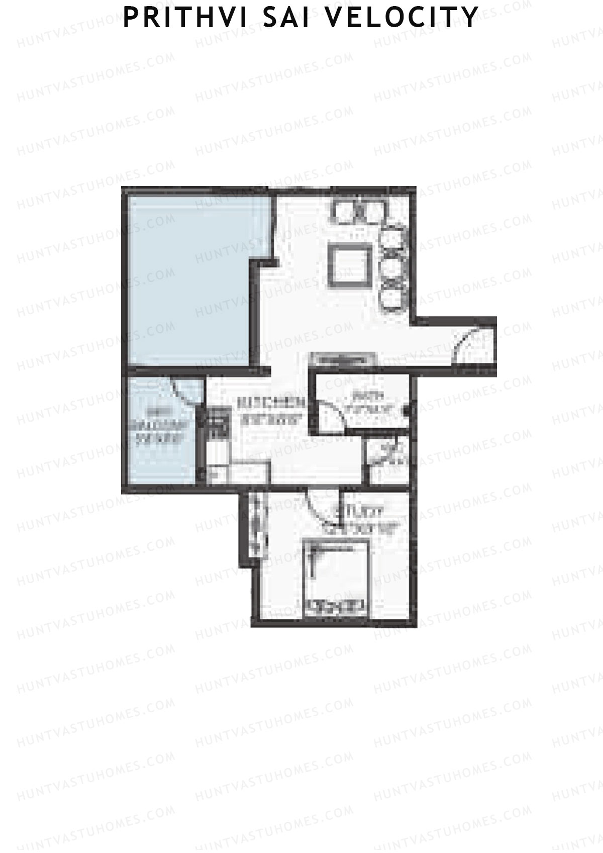 Prithvi Sai Velocity Wing A Unit 5 Floor Plan