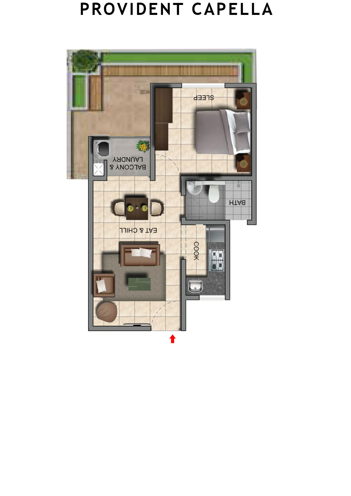 Provident Capella Tower T3 Unit 12 Floor Plan