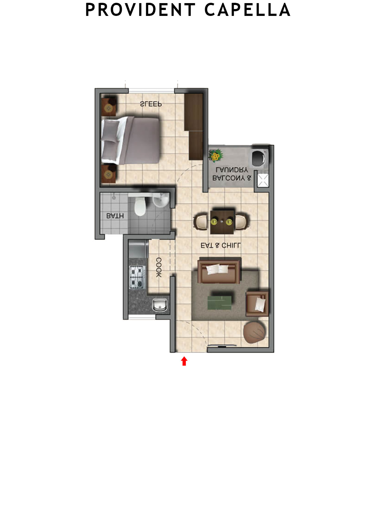 Provident Capella Tower T3 Unit 13 Floor Plan