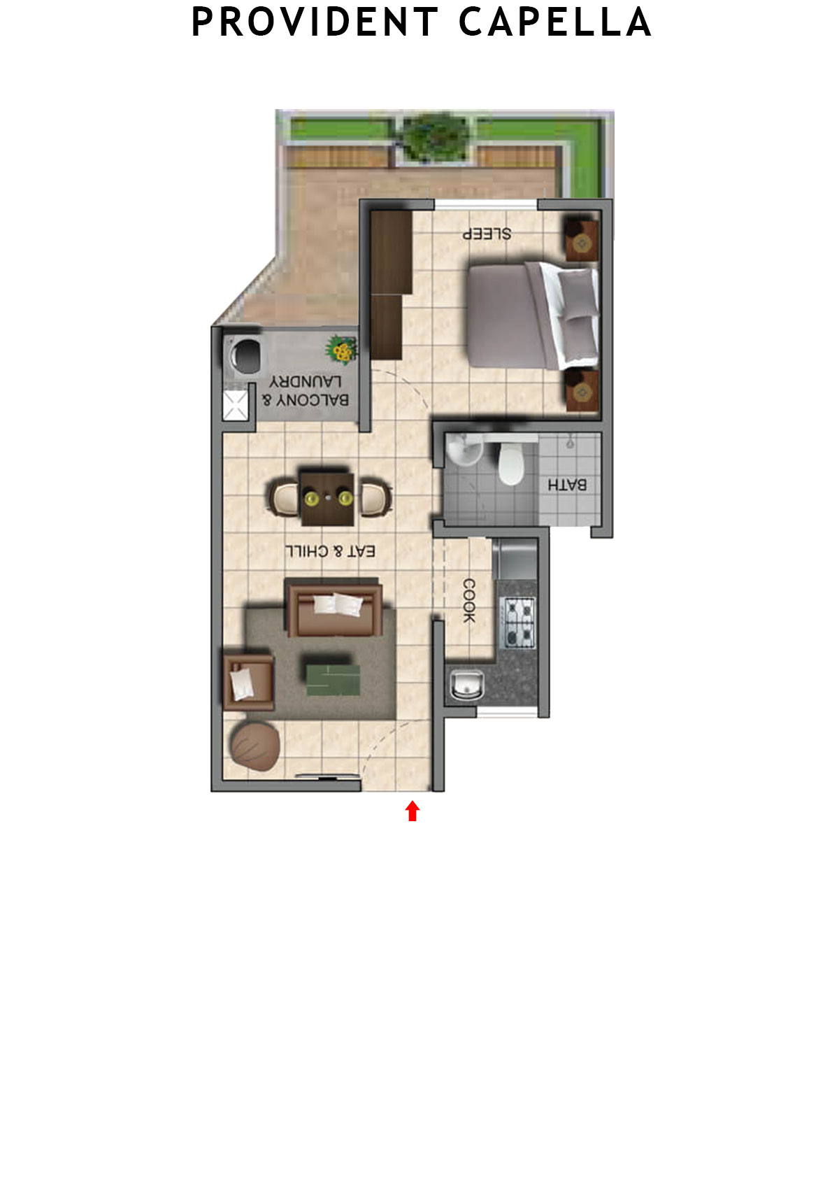 Provident Capella Tower T3 Unit 14 Floor Plan