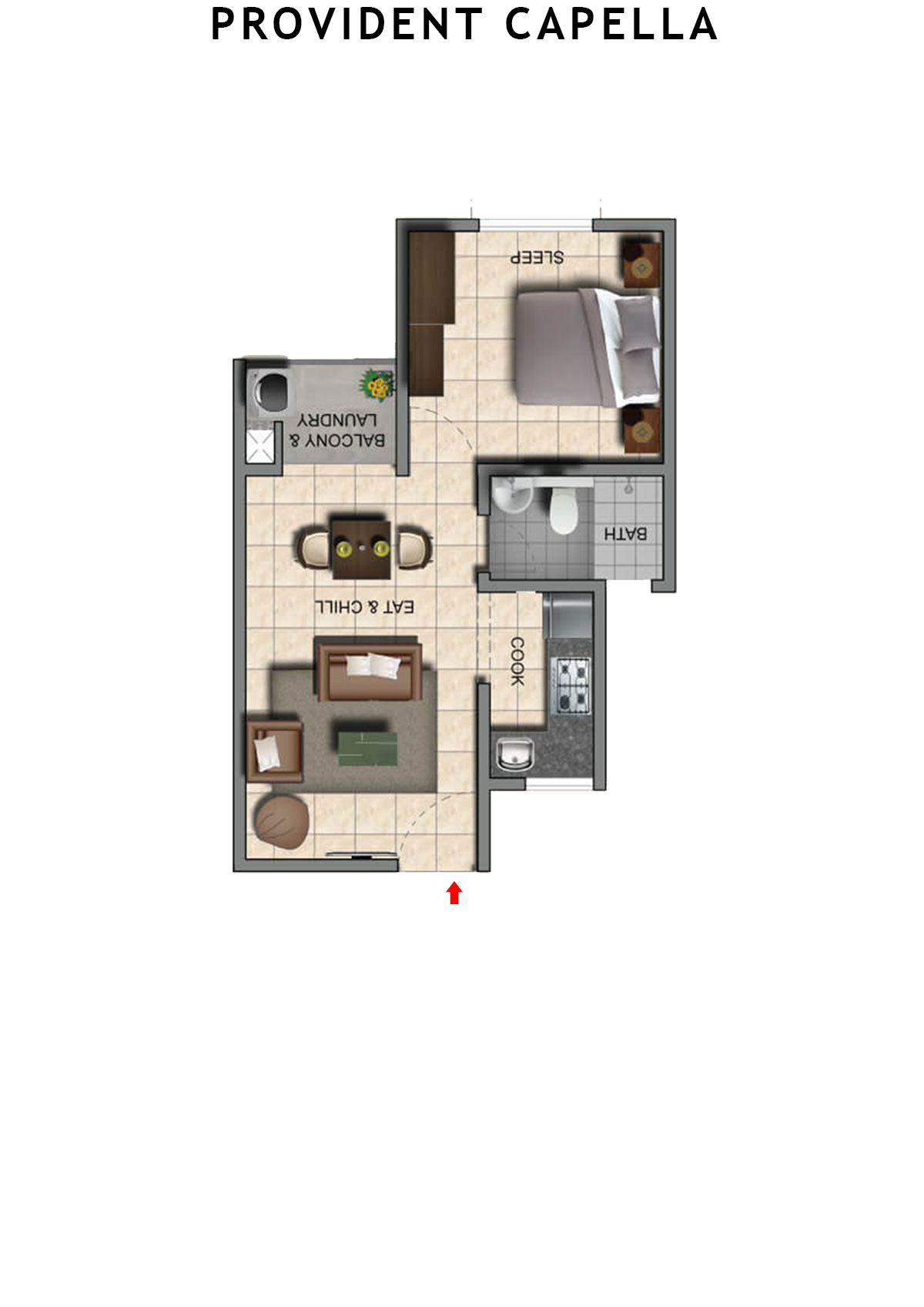 Provident Capella Tower T3 Unit 14 Floor Plan