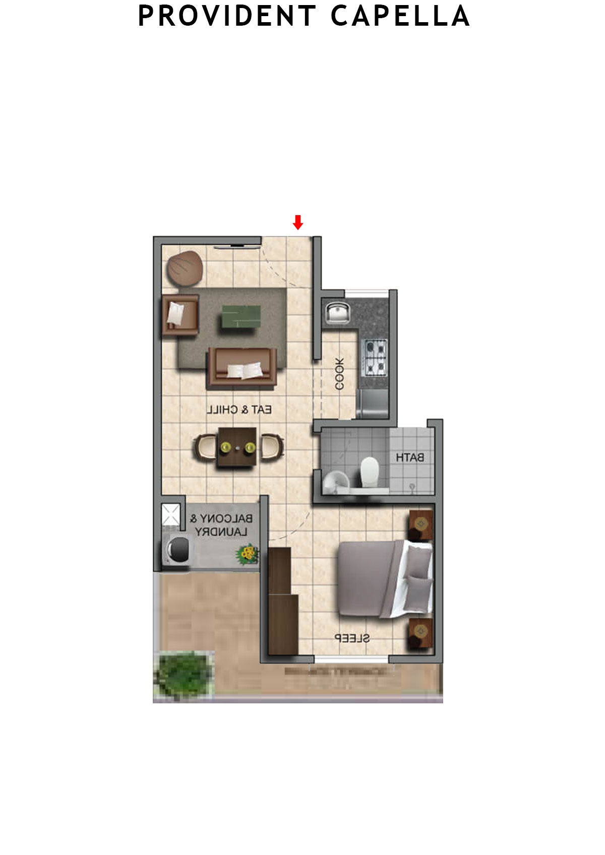 Provident Capella Tower T3 Unit 7 Floor Plan