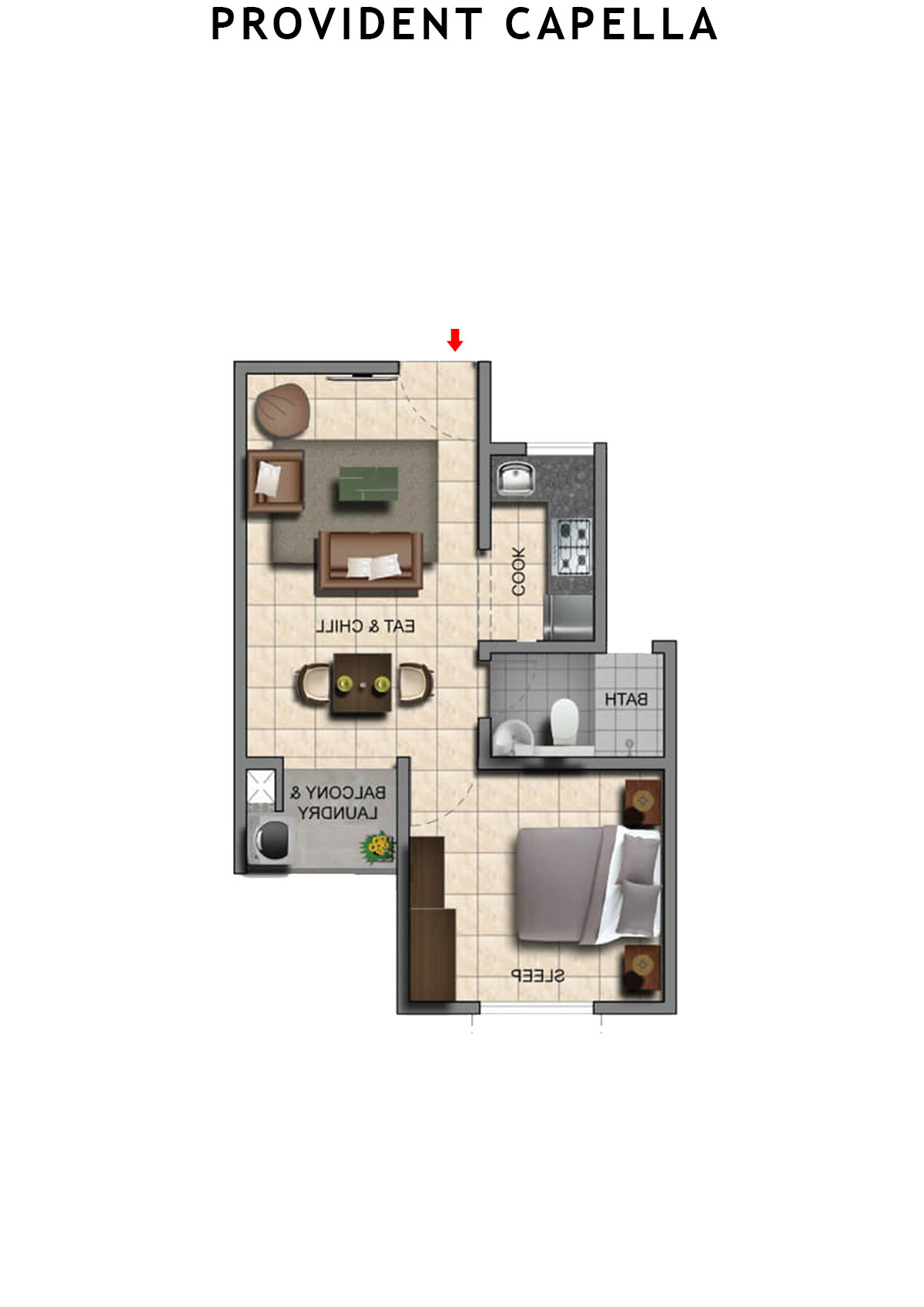 Provident Capella Tower T3 Unit 7 Floor Plan