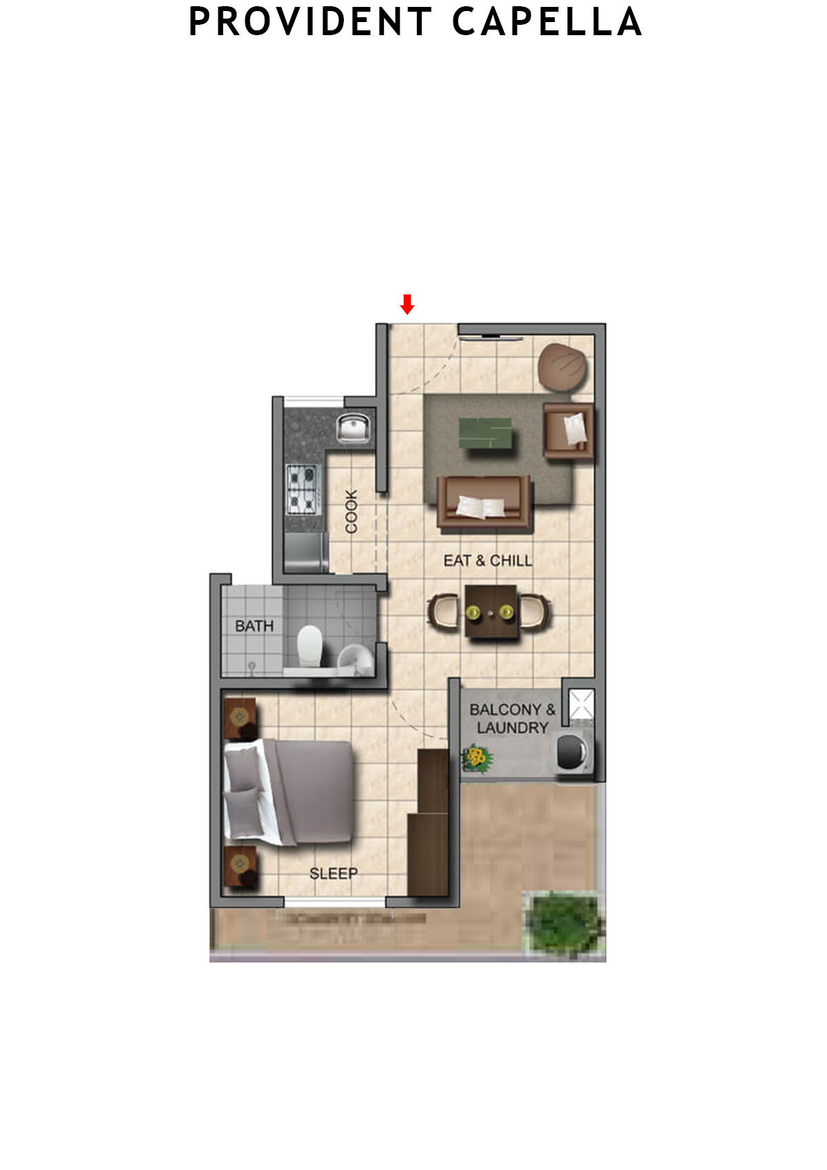 Provident Capella Tower T3 Unit 8 Floor Plan