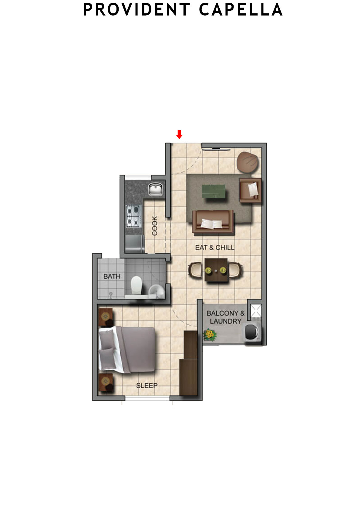 Provident Capella Tower T3 Unit 8 Floor Plan