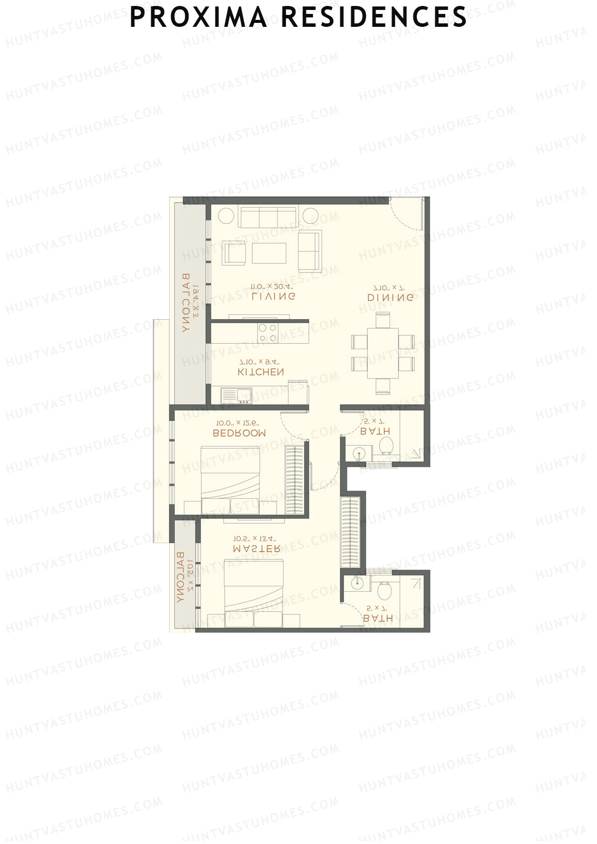 Proxima Residences Wing A Unit 4 Floor Plan