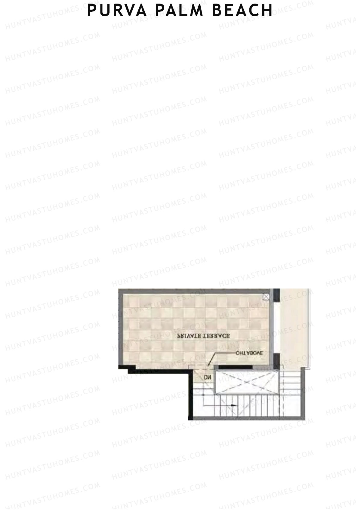 Purva Palm Beach Block 1 Wing B Unit 4 TYPE PH LW(Penthouse) Floor Plan