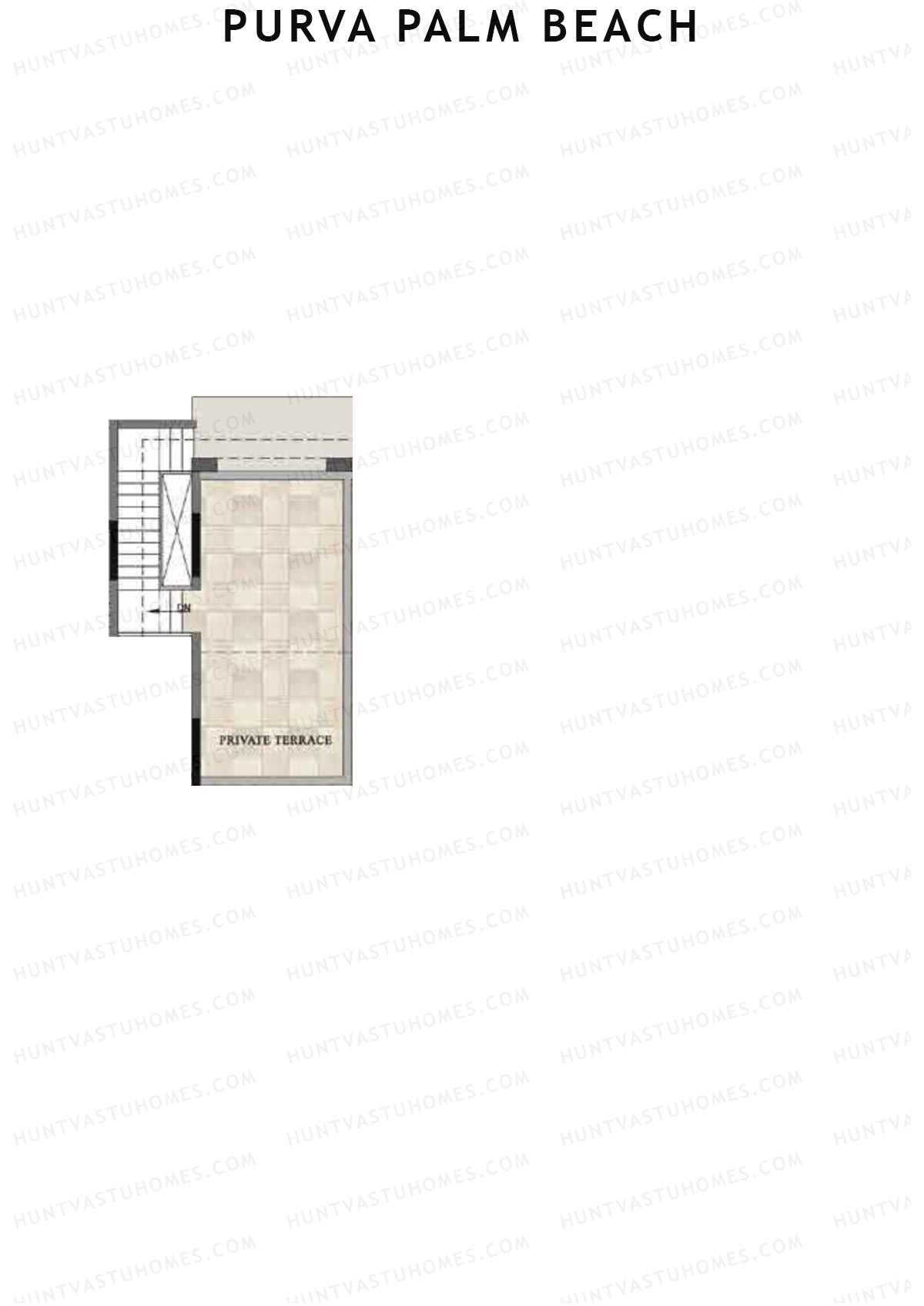 Purva Palm Beach Block 2 Wing D Unit 3 TYPE PH LW(Penthouse) Floor Plan