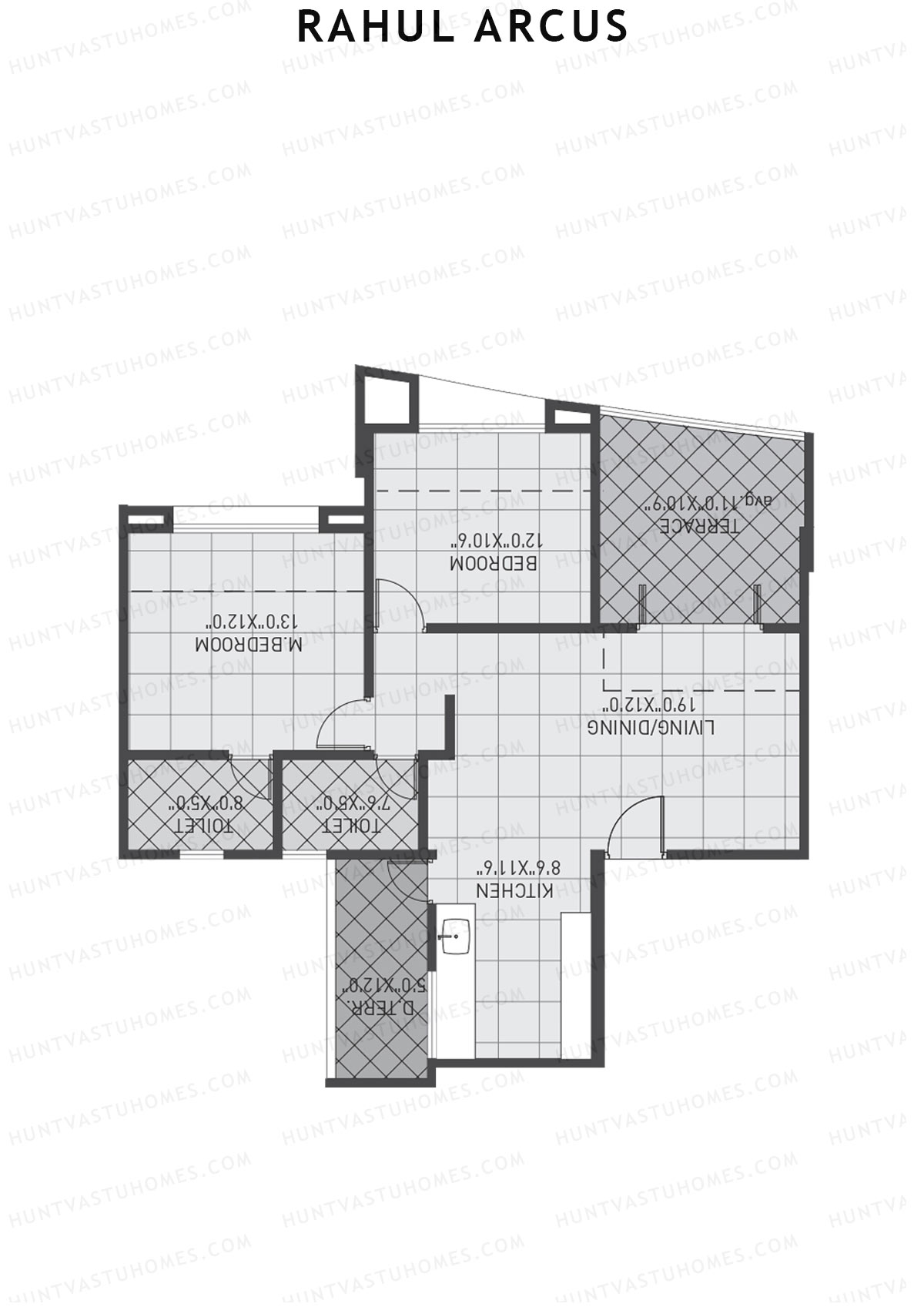 Rahul Arcus Tower A Unit 5 Floor Plan