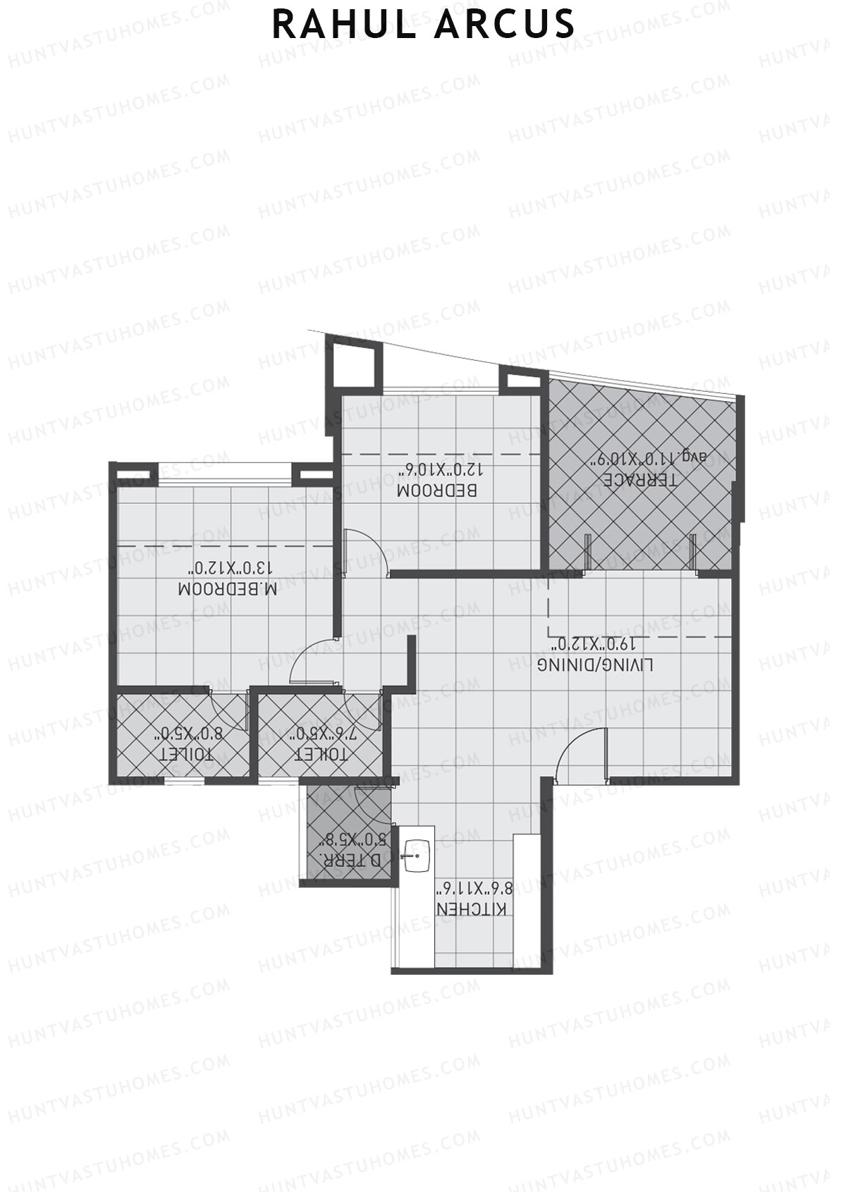 Rahul Arcus Tower B Unit 5 Floor Plan