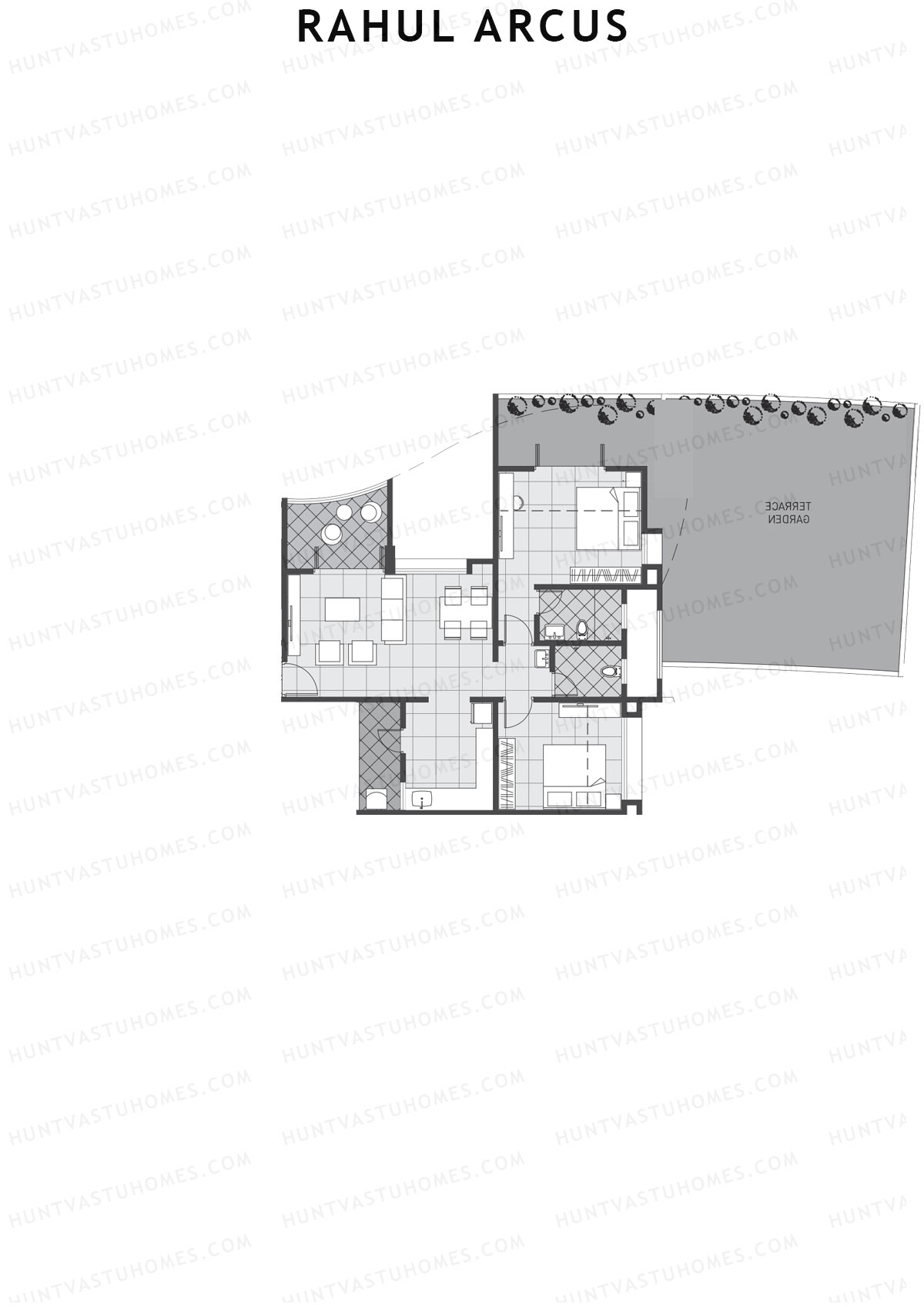 Rahul Arcus Tower B Unit 6 Floor Plan